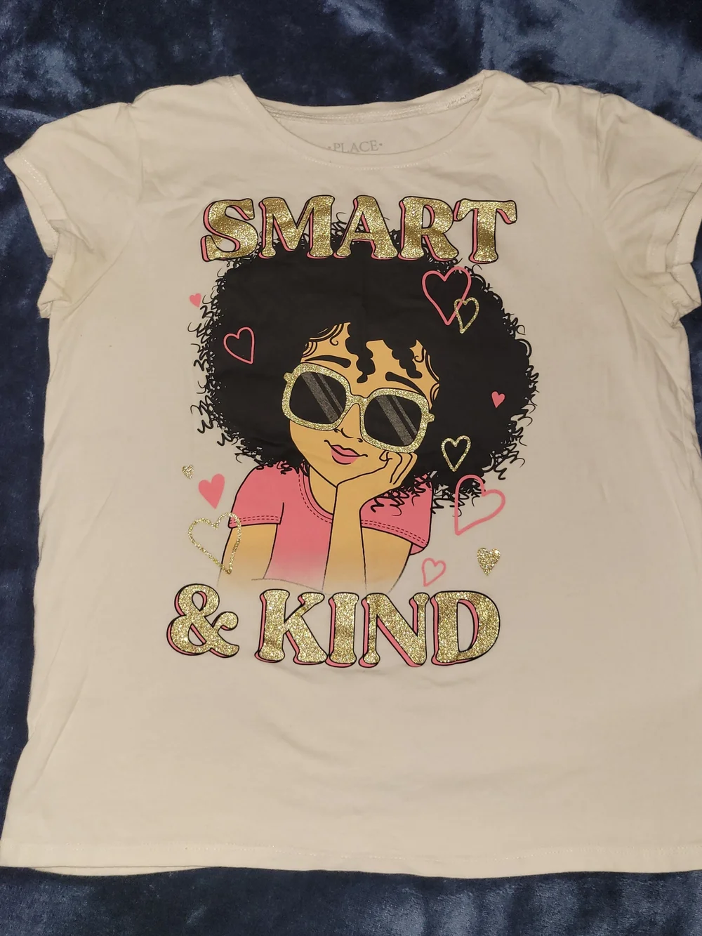 The Children's Place Pink Glitter 'Girls Are Amazing' Short Sleeve Tee
